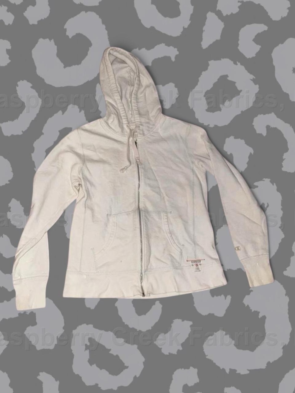 Champion Cream Full-Zip Hoodie Jacket